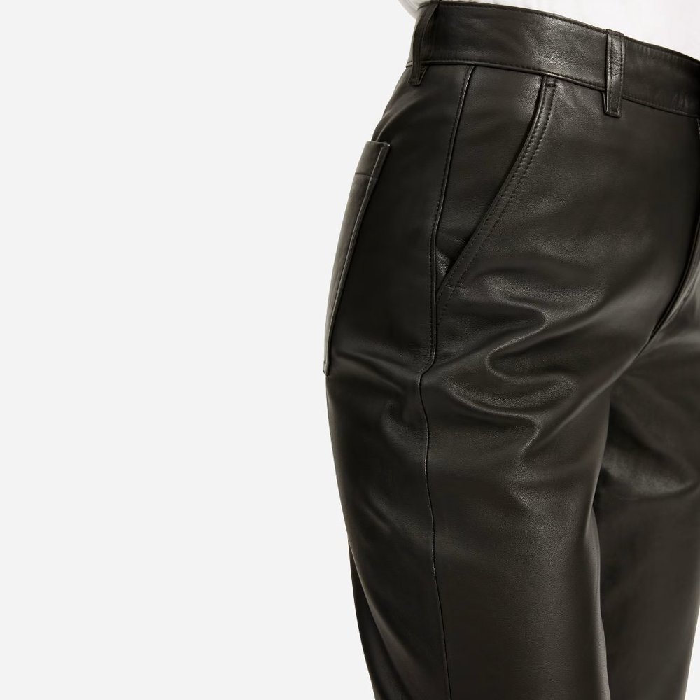 NWOT Everlane The Leather Pant size 0 - Picture 6 of 6